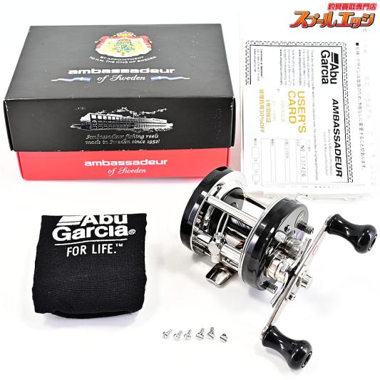 【アブガルシア】 アンバサダー 5501C ファクトリーチューンド ハイスピード ブラック 左巻 FN.00B24SE Abu Garcia Ambassadeur FactoryTuned