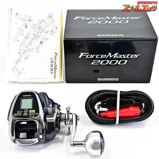 【シマノ】 16フォースマスター 2000 使用距離18.5km 使用78.5時間 SHIMANO FORCEMASTER