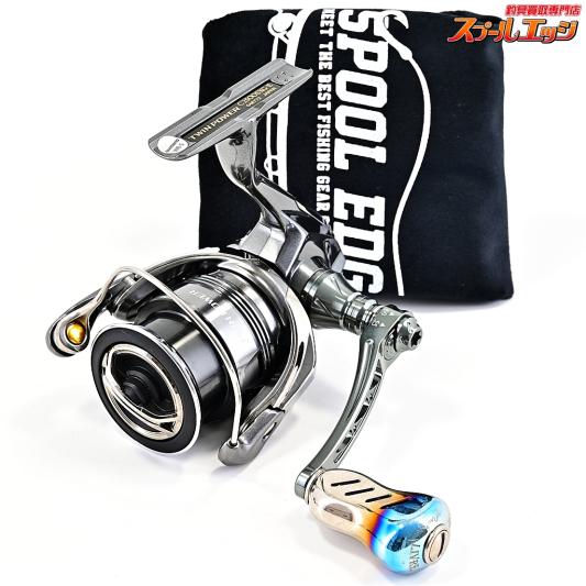 【シマノ】 24ツインパワー C2500SXG リブレフィーノプラス&ハイテン55-60mmカスタム可変ハンドル装着 SHIMANO TWIN POWER