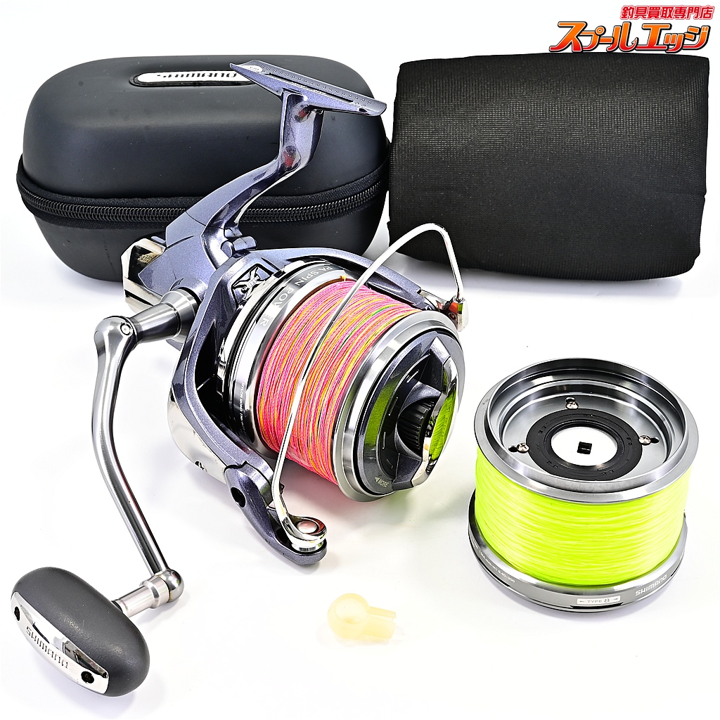 【シマノ】 13パワーエアロ スピンパワー タイプ5 タイプ8替えスプール&スプールケース付 太糸仕様 SHIMANO POWERAERO SPIN-POWER