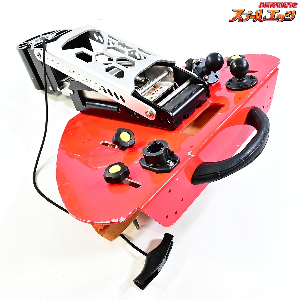 【サウザー】 ショートバウデッキ レッド デジタルストラクチャーxプロショップケイズ 数量限定DSショートマウントアルマイトシルバー&DSマウント用35mm径カラー装着 SOUTHERxDIGITAL STRUCTURExBOAT FACTORY K’S K_160