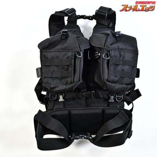 【ジャッカル】 バーサタイル ゲームベスト ブラック JACKALL VERSATILE GAME-VEST K_100