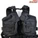 【ジャッカル】 バーサタイル ゲームベスト ブラック JACKALL VERSATILE GAME-VEST K_100