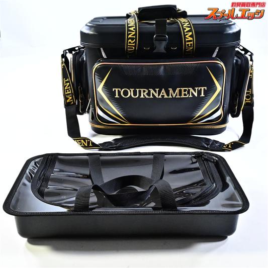 【ダイワ】 トーナメント クールバッグ 28-D ゴールドブラック 約28x47x34cm DAIWA TOURNAMENT COOL-BAG K_160