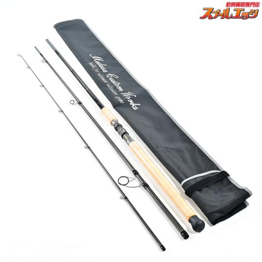 【MCワークス】 ブラック&クローム BC116SH-トライデント スペシャルモデル コルクグリップ 3ピース MC-WORKS BLACK&CHROME TRIDENT ヒラスズキ ブリ ヒラマサ K_166