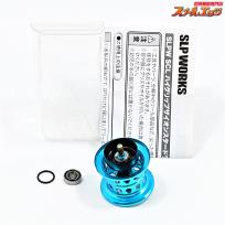 【KTF】 ネオスプール KAHEN スティーズCT用 Ver2 30mm 浅溝 ライトブルー パーミングカップ側ダブルボールベアリング&Oリング付 KTF NEO SPOOL