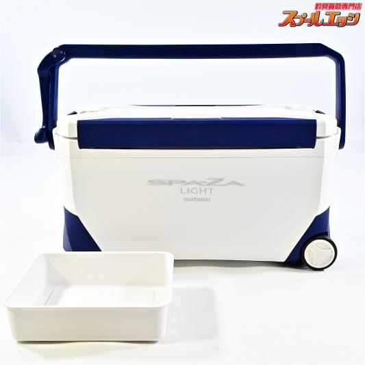 【シマノ】 スペーザ ライト 250 LC-125P 25L キャスター付 ピュアホワイト クーラーボックス ピュアホワイト PP+発泡ポリスチレン SHIMANO SPA-ZA LIGHT K_120