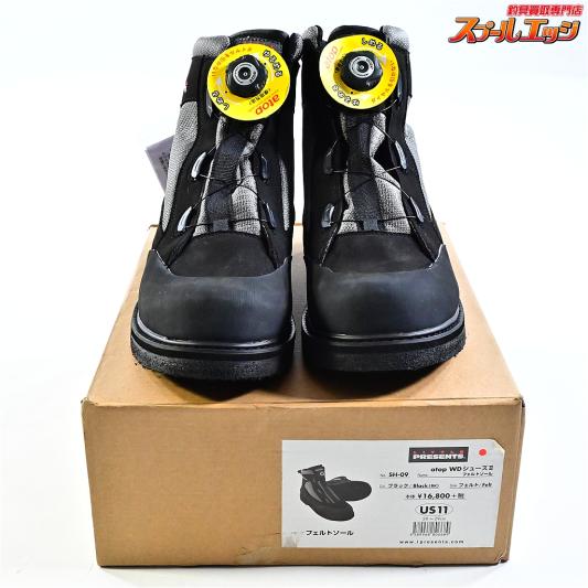 【リトルプレゼンツ】 atop WDシューズII フェルトソール SH-09 ブラック サイズUS11 28-29cm LITTLEPRESENTS K_060