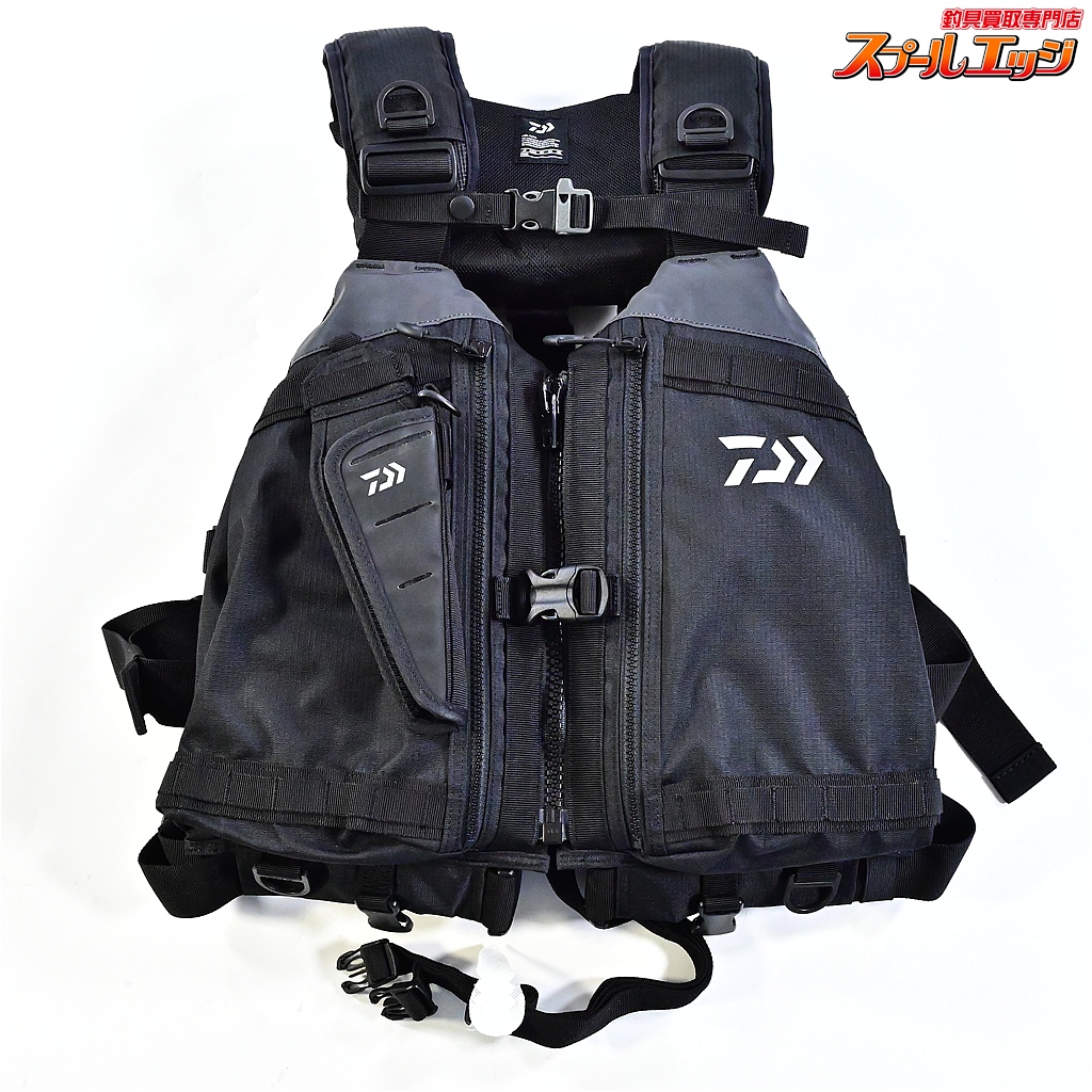 【ダイワ】 タクティカルロックショアベスト DF-4023 ブラック サイズフリー DAIWA TACTICAL ROCK SHORE VEST K_060