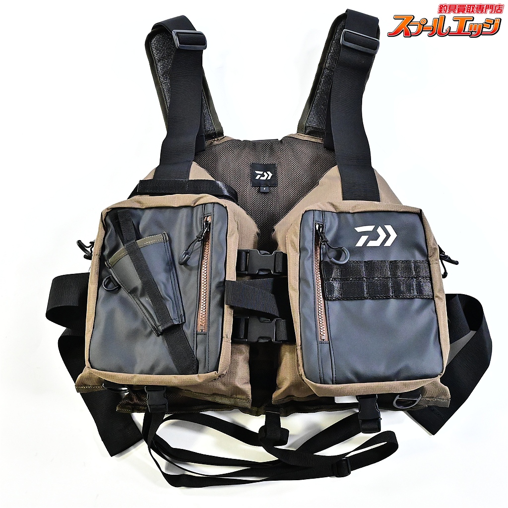 【ダイワ】 ライトフロートゲームベスト DF-6425 ブラウンカーキ DAIWA K_100