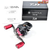 【ダイワ】 22タトゥーラ TW 80 SLPWスタードラグ&RCS95mmカーボンハンドル&メカニカルブレーキノブ&コルクノブレッド装着 DAIWA TATULA