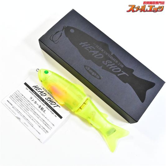 【デプス】 スライドスイマー 250 ヘッドショット メイアンチャート deps new SLIDESWIMMER HEAD SHOT 淡水用ルアー K_060