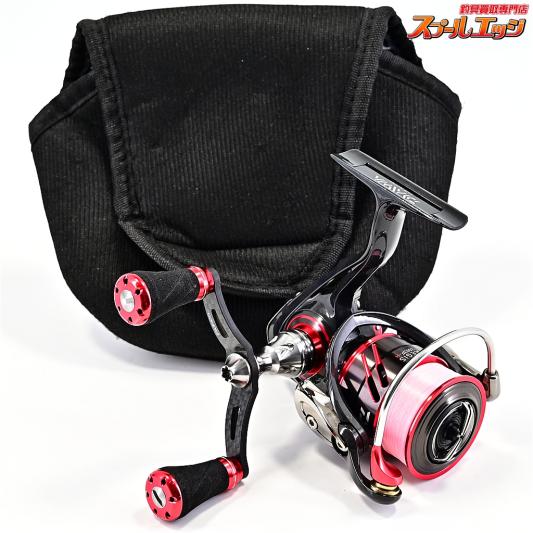 【ダイワ】 イージス 2003F-H SLPWスピニングハンドルキャップ&72mmカスタムダブルハンドル装着 DAIWA AEGIS