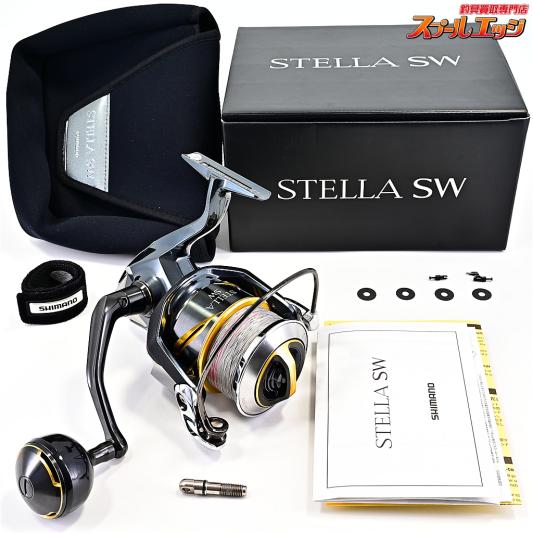 【シマノ】 25ステラ SW10000PG 未使用PEラインアバニ キャスティングPE SMP4号300m装着 SHIMANO STELLA