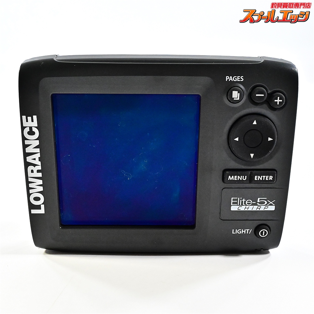 ローランス】 エリート 5X チャープ 魚群探知機 振動子付 LOWRANCE Elite CHIRP K_100 | スプールエッジネット