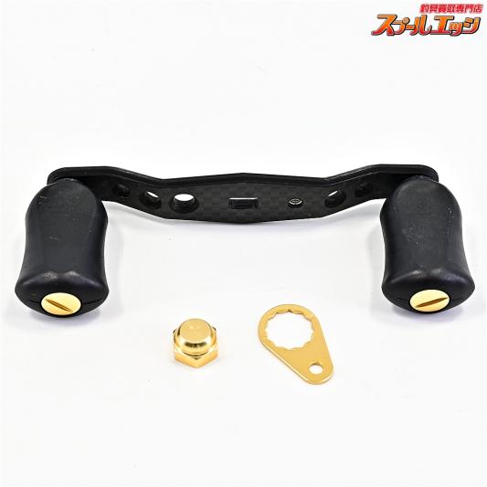 【KTF】 IXA オフセットカーボンハンドル 85mm シマノ左用ハンドルナット&リテーナー付 ゴールド KTF