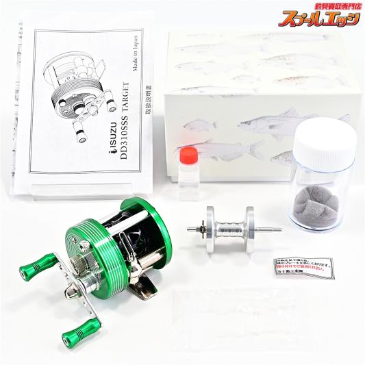 【五十鈴工業xヘッドハンターズ】 ターゲット DD310SSS 20周年限定モデル トライアングル タフライトスプール マグブレーキシステムセット装着 ISUZUxHeadHunters TARGET TRY-ANGLE