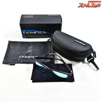 【ゴメクサス】 偏光サングラス フレームマットブラック ポラライズドレンズ アイスブルー/シルバーミラー GOMEXUS K_060