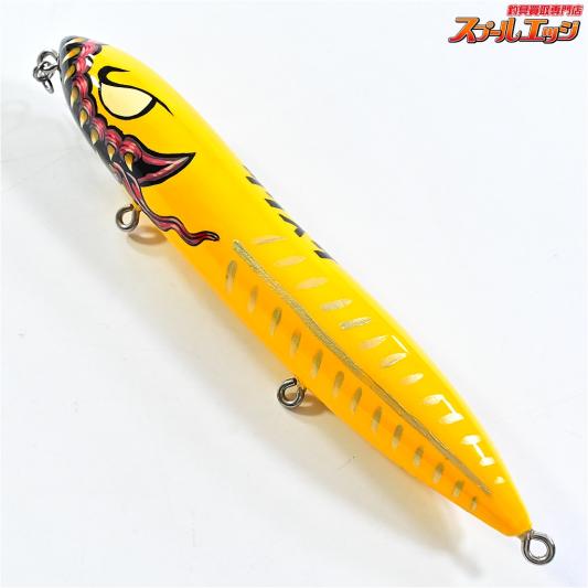 【ハウリンウルフ】 ソリペン 200-80g XRY 濃いめイエロー 釣り助オリカラ ウッドヒートン仕様 2024 Howlin-Wolf SORI-PEN 海水用ルアー K_060