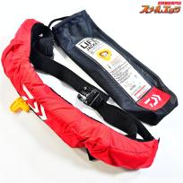 【ダイワ】 24インフレータブル ライフジャケット DF-2724 レッド フリー 2024年9月製造分 桜マーク有 DAIWA K_060