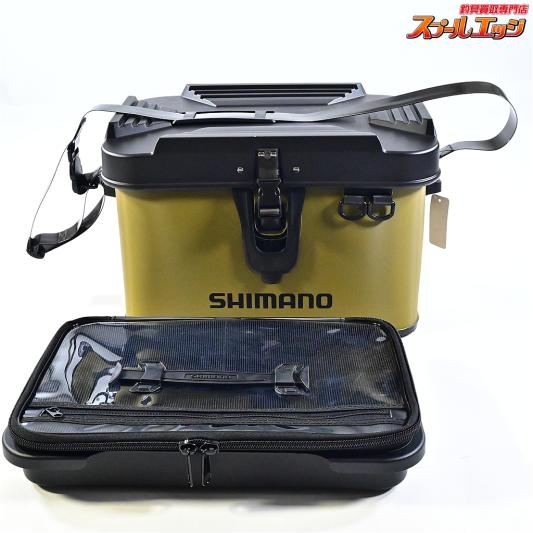 【シマノ】 タックルボートバッグ ハードタイプ BK-001T 27L カーキ SHIMANO TACKLE BOAT BAG K_110